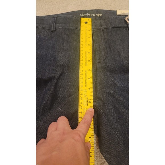 NWT Dockers The Khaki Hello Smooth 16Medium Straight Leg Dark Jeans Pants - Picture 9 of 11